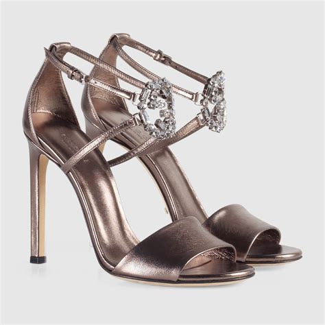 gucci gg sparkling leather sandal|Gucci sandals nordstrom.